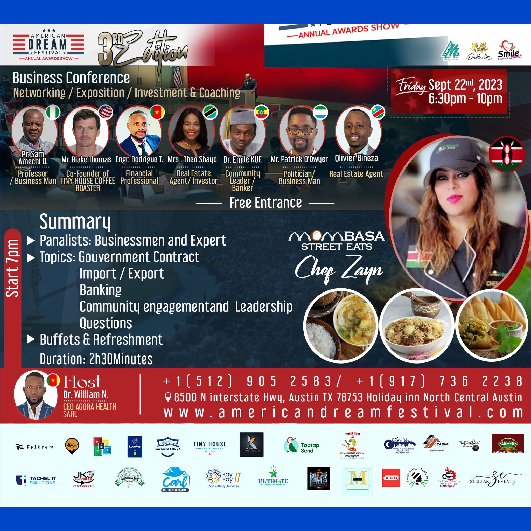 Read more about the article American Dream Festival Exclusive Event (Business Networking)